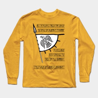 Raven Banner + Quote Long Sleeve T-Shirt